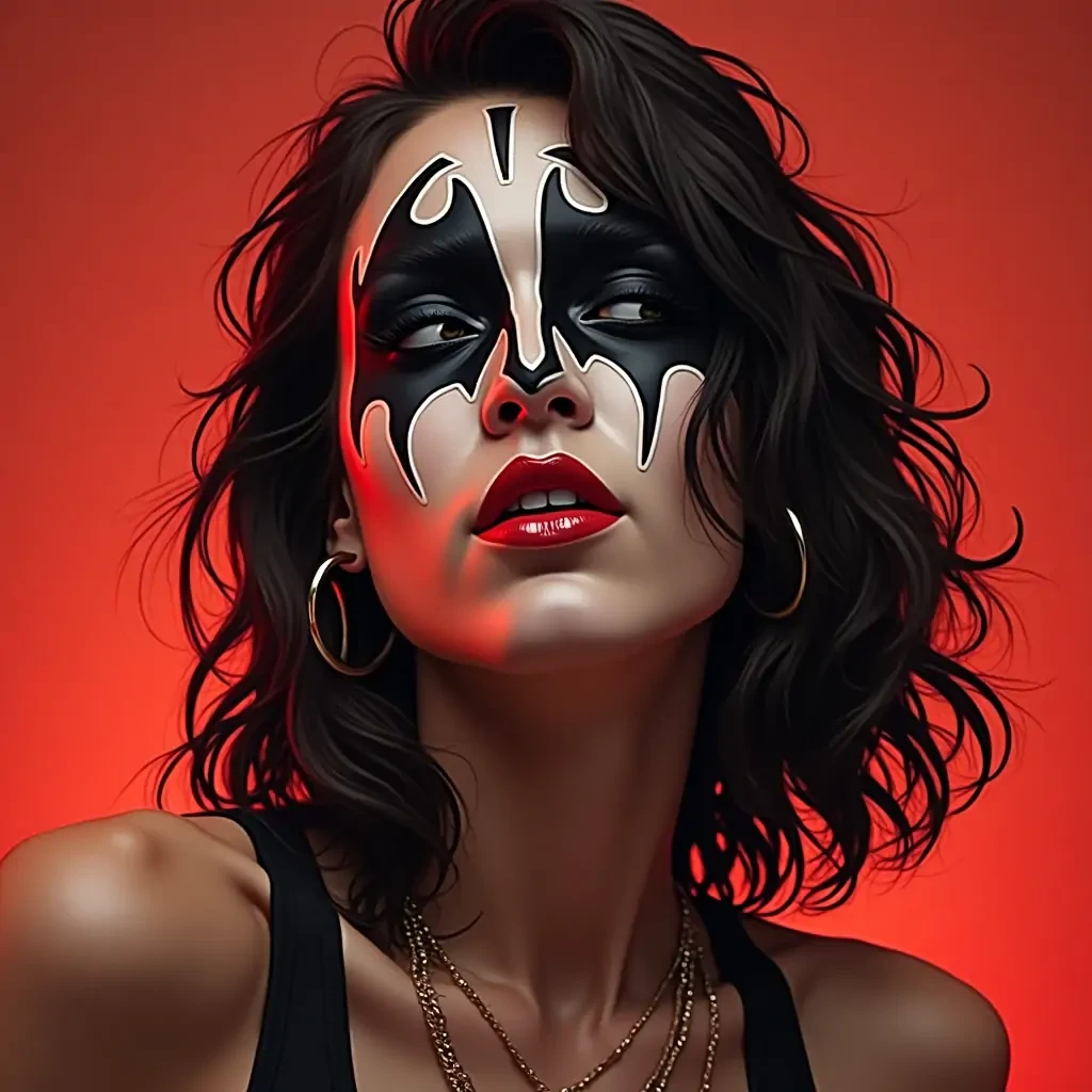 Kiss image generate ai