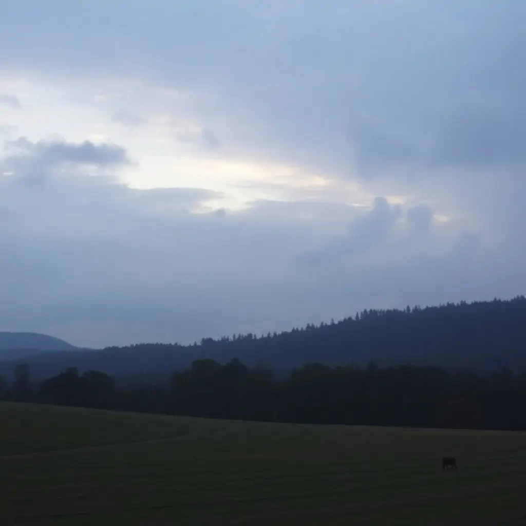 a calm nature landscape