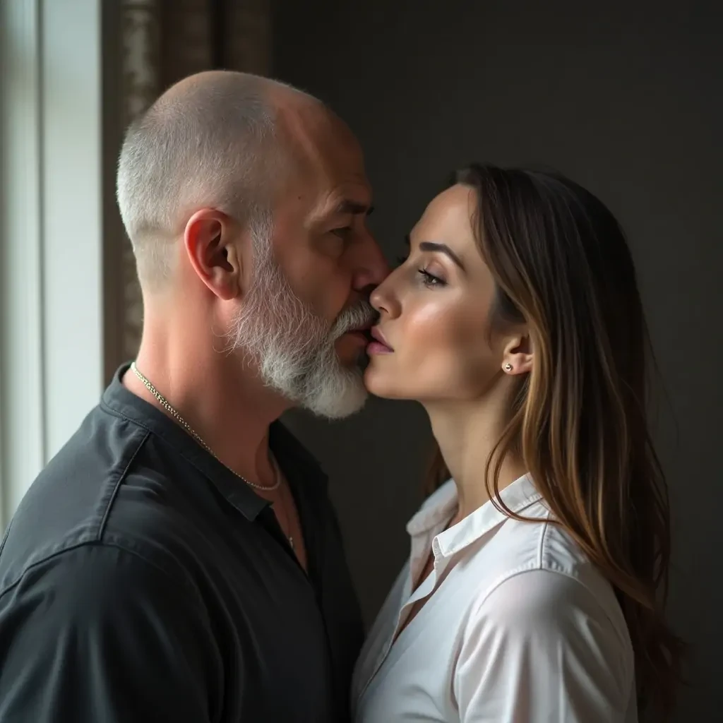 White Cuckold man, White Woman, Black man