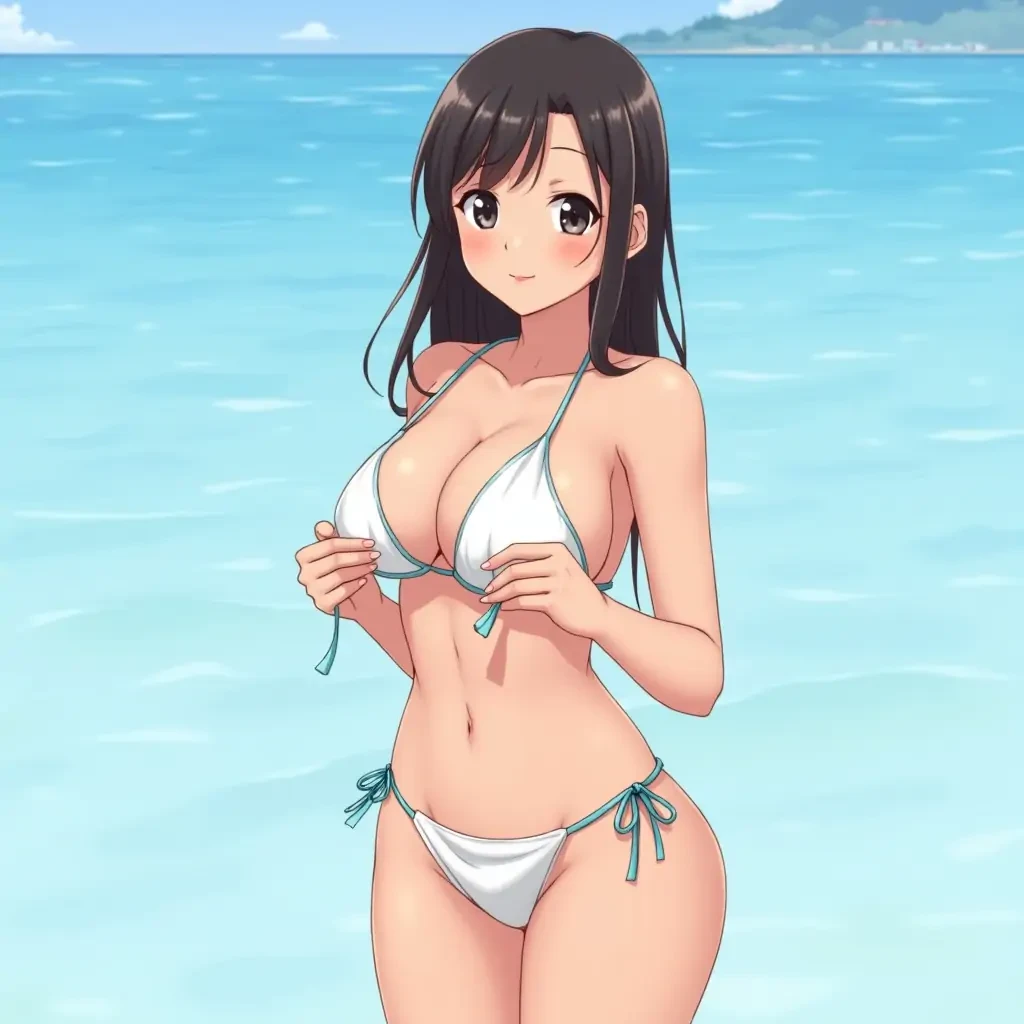 Woman wearing a bikini