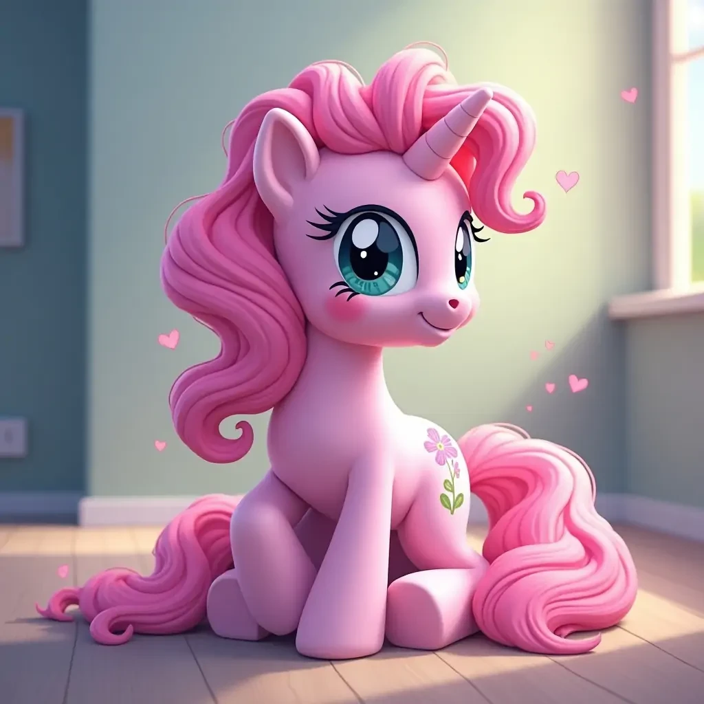 my little pony oc in a beautiful pose, high quality