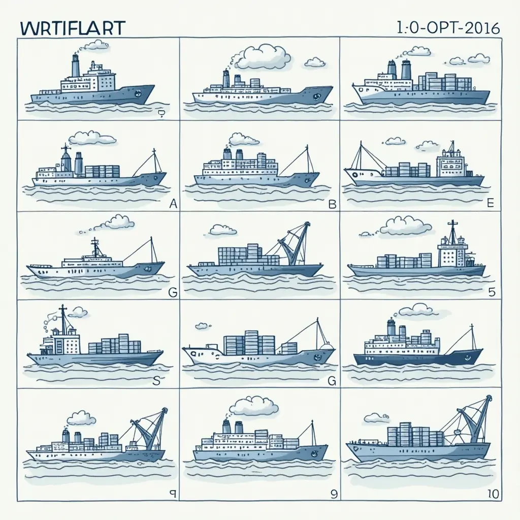 calender cover abstract shipping: agency services, logistical services, ships supply services