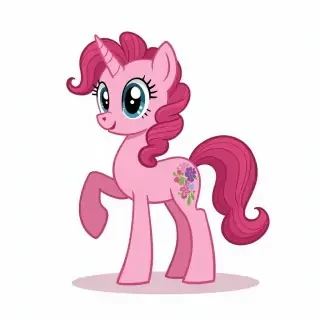 my little pony oc in a beautiful pose, high quality, cartoon style