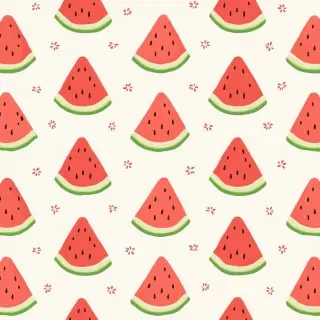 cute watermellon pattern