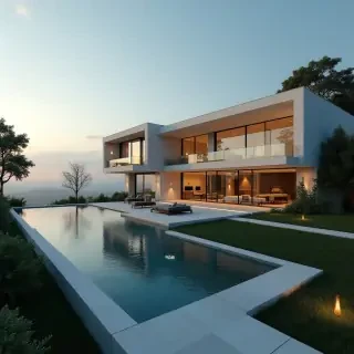 mansion  8k in the sky