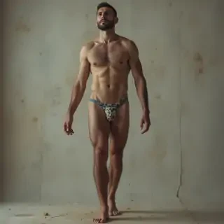 Nude man