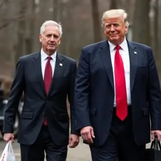 trump taking kamamla and biden in trasbags out