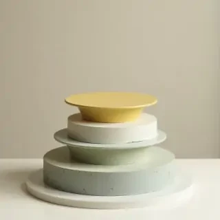 tea product pedestal