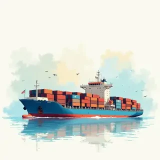 calender cover abstract shipping, logistical services, supply services