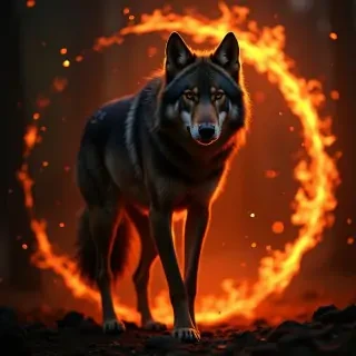 fire wolf