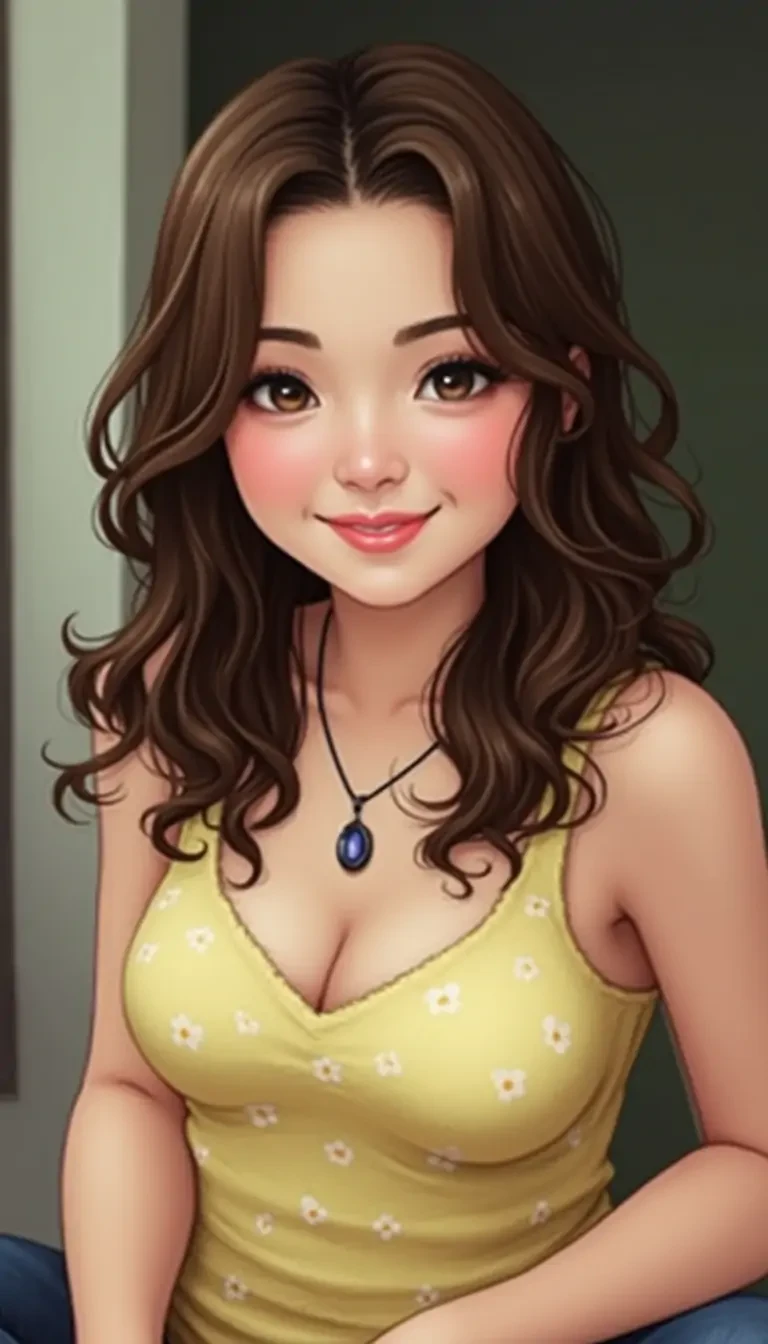 She lives in General Trias, Cavite, Philippines, 31 years old, brown hair, brown eyes, extremely round face, 5 foot 1 inch tall, 120 pounds, average build,