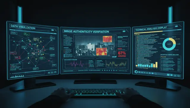 AI image detector analysis result showing detailed verification of image authenticity with Pict AI