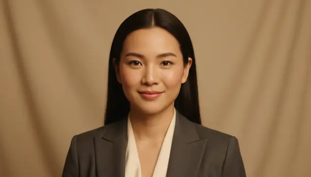 AI image editor retouching a portrait photo with natural skin smoothing