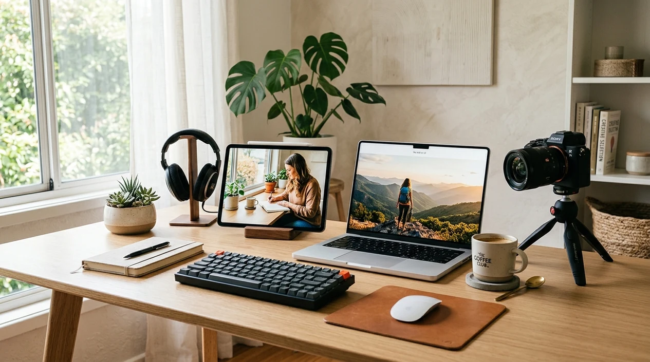 ai image generator for blogs creating polished editorial header visuals