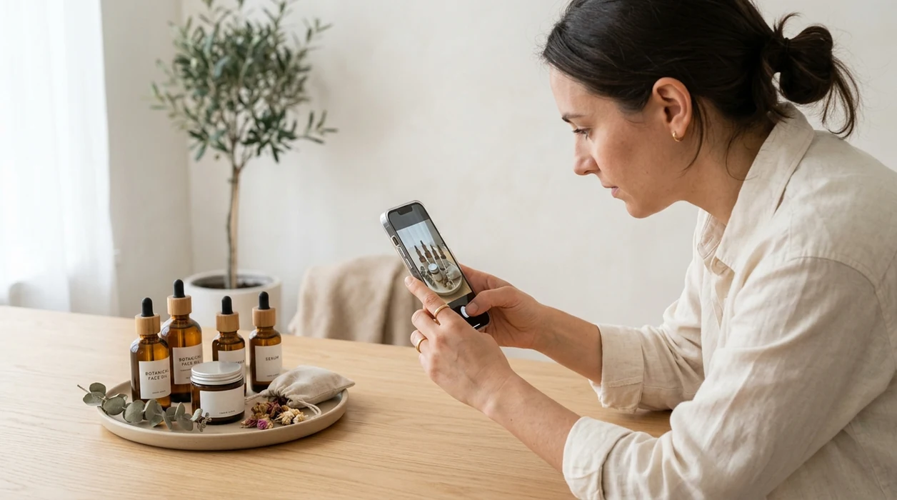 polished product photo for a small business ecommerce listing