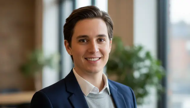 AI portrait generator creating LinkedIn professional profile photo