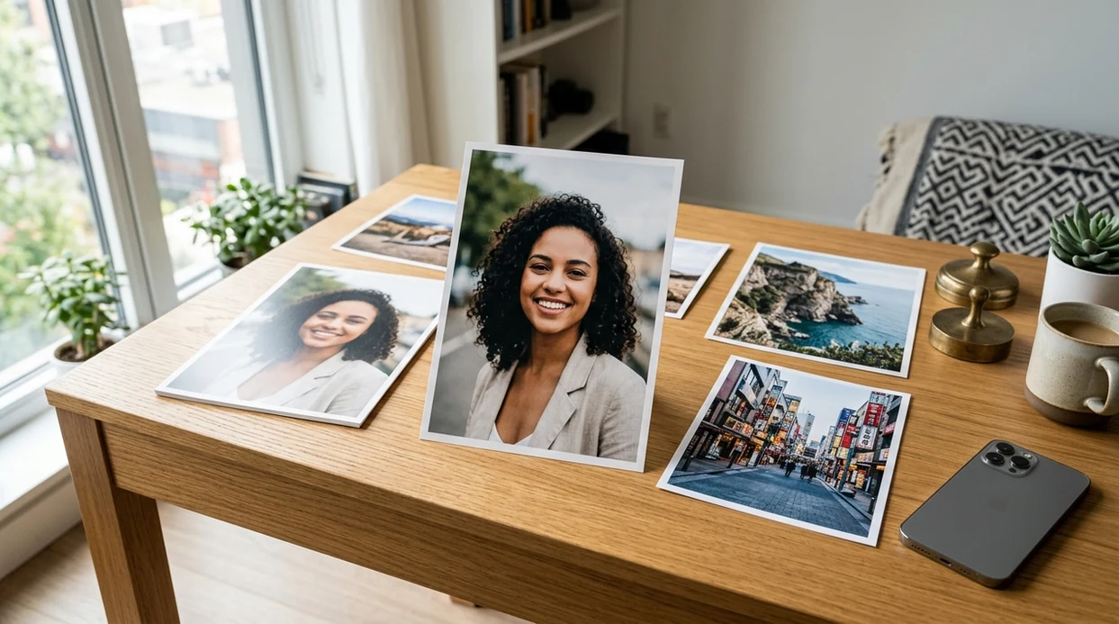 best ai image enhancer result showing sharper portraits and travel photos