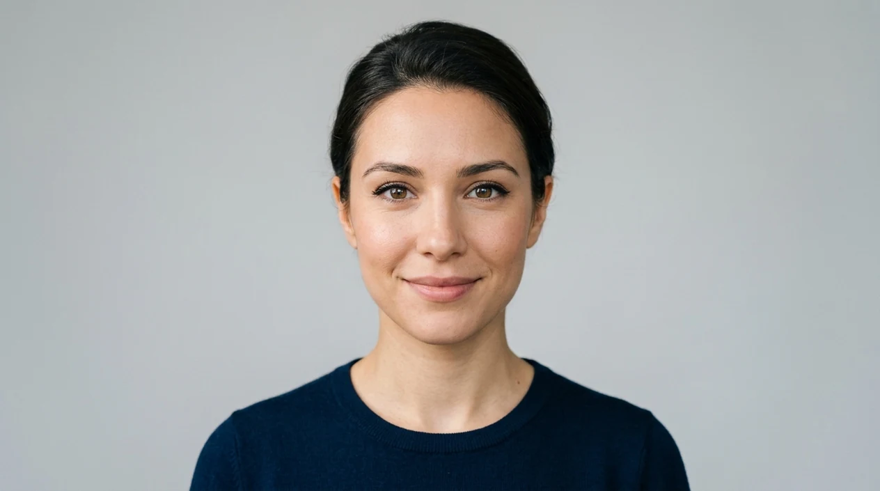 best ai passport photo maker outcome with clean white background