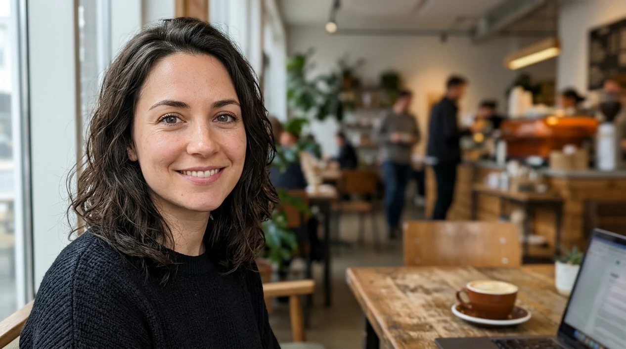 best ai photo enhancer result with clearer portrait detail and natural texture