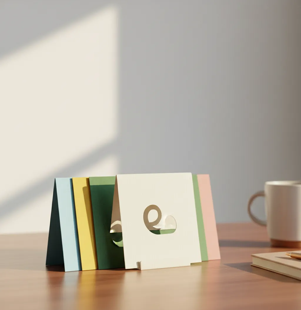 A simple logo cutout placed on several solid color backgrounds, ready for export.