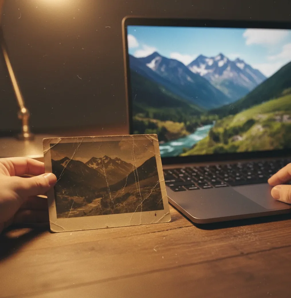 Remove Scratches From Vintage Photos With AI | Pict.AI