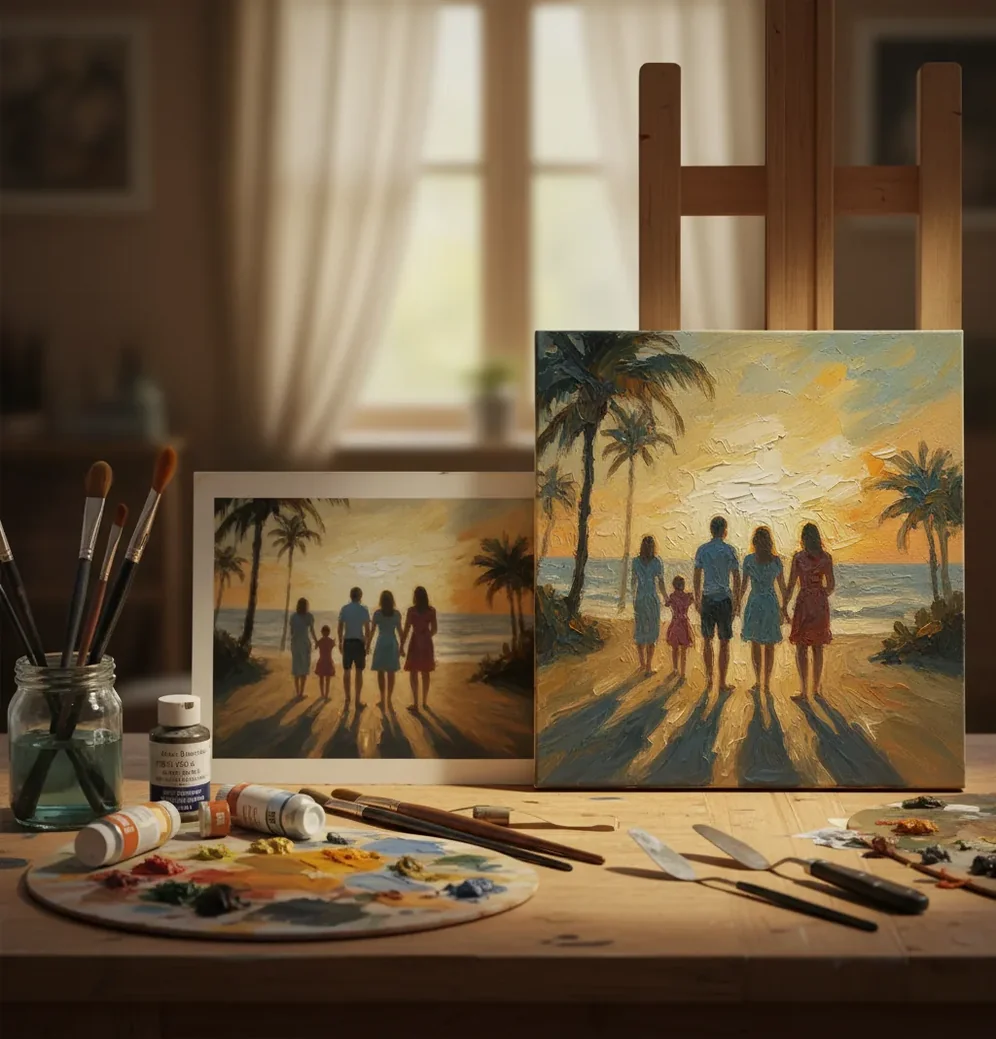 How to Turn a Photo Into a Painting With AI | Pict.AI