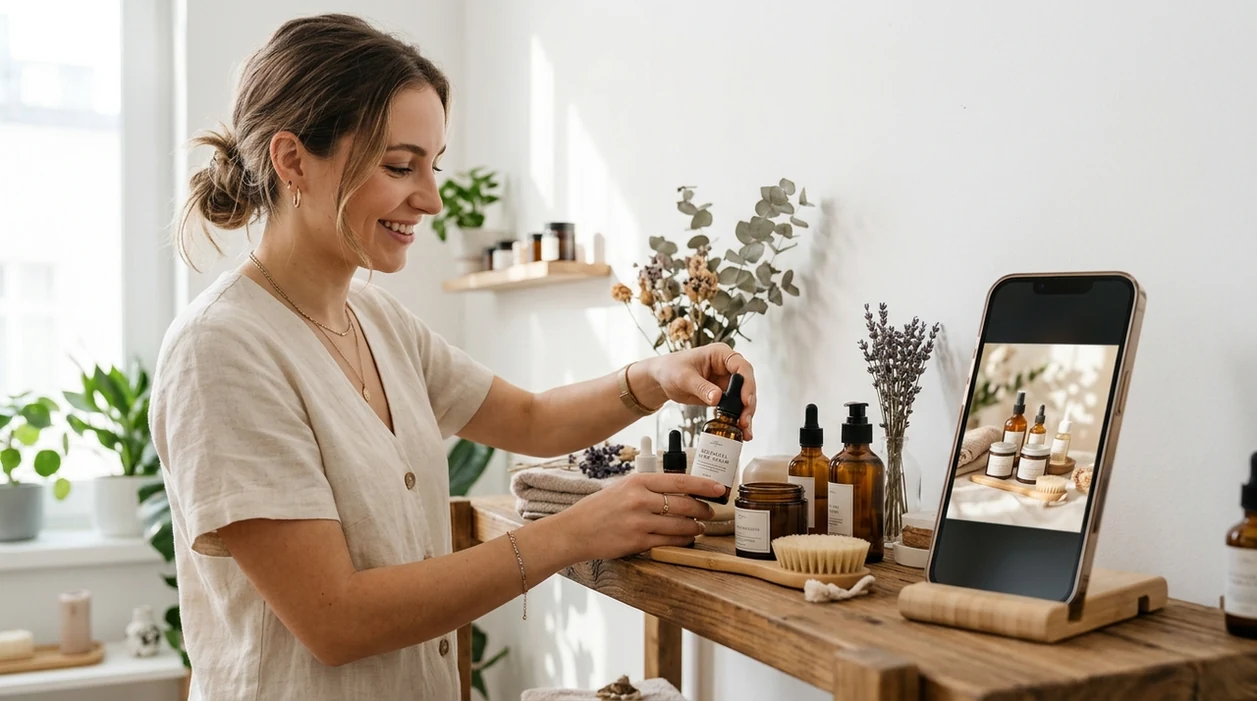 small business product photo styled for Instagram posting