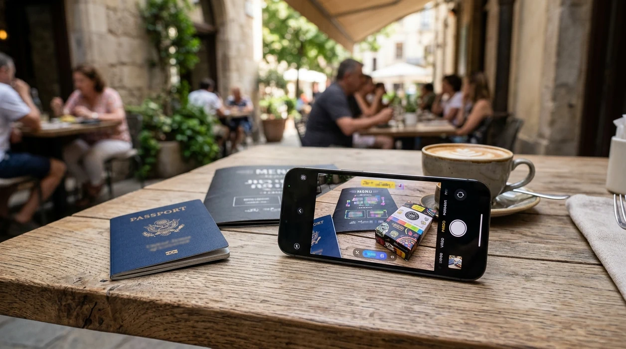 ai image translator app showing translated photo outcome on iPhone