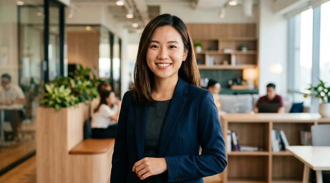 ai linkedin photo app creating a polished professional headshot