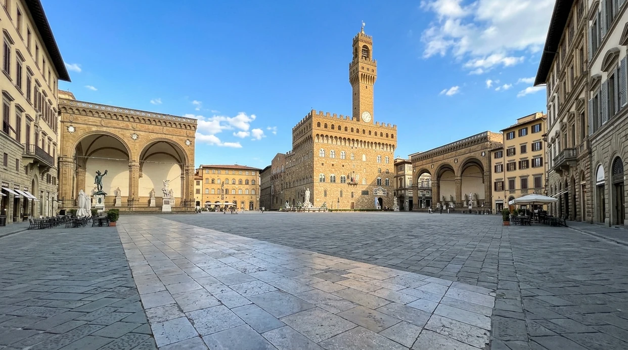 ai object remover app result with clean travel photo background