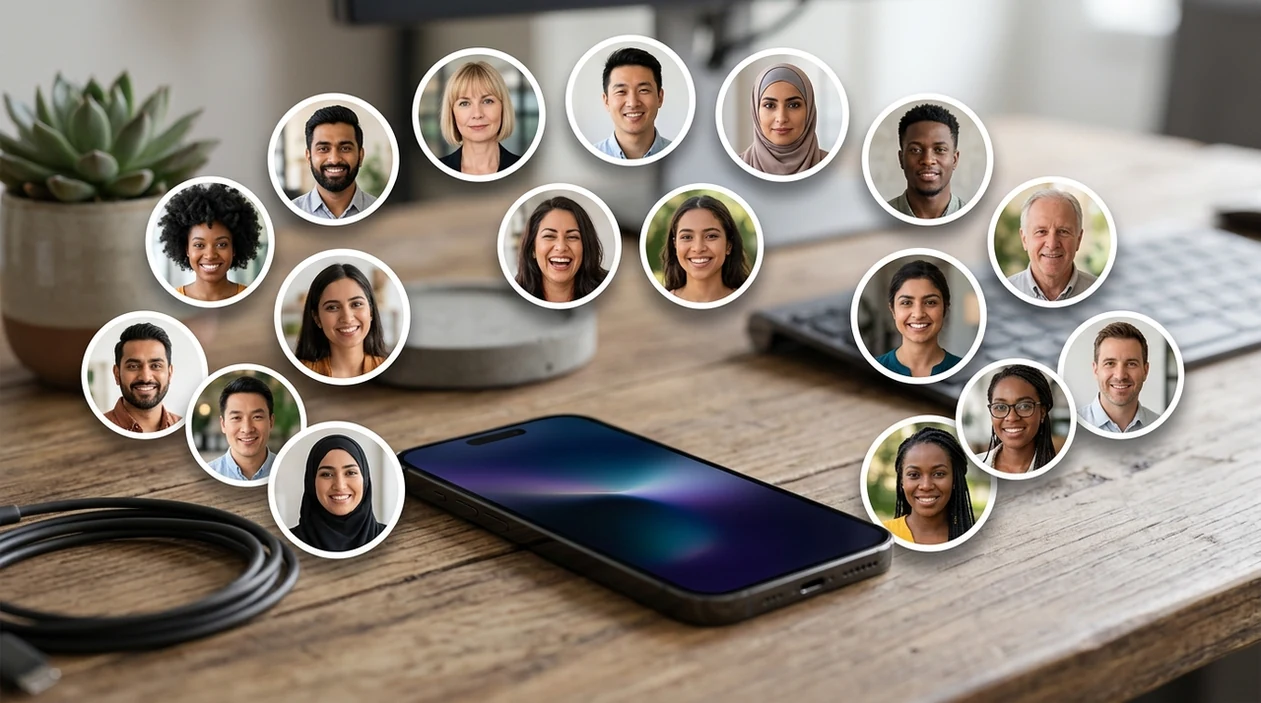 pfp maker app showing polished AI avatar profile picture outcomes