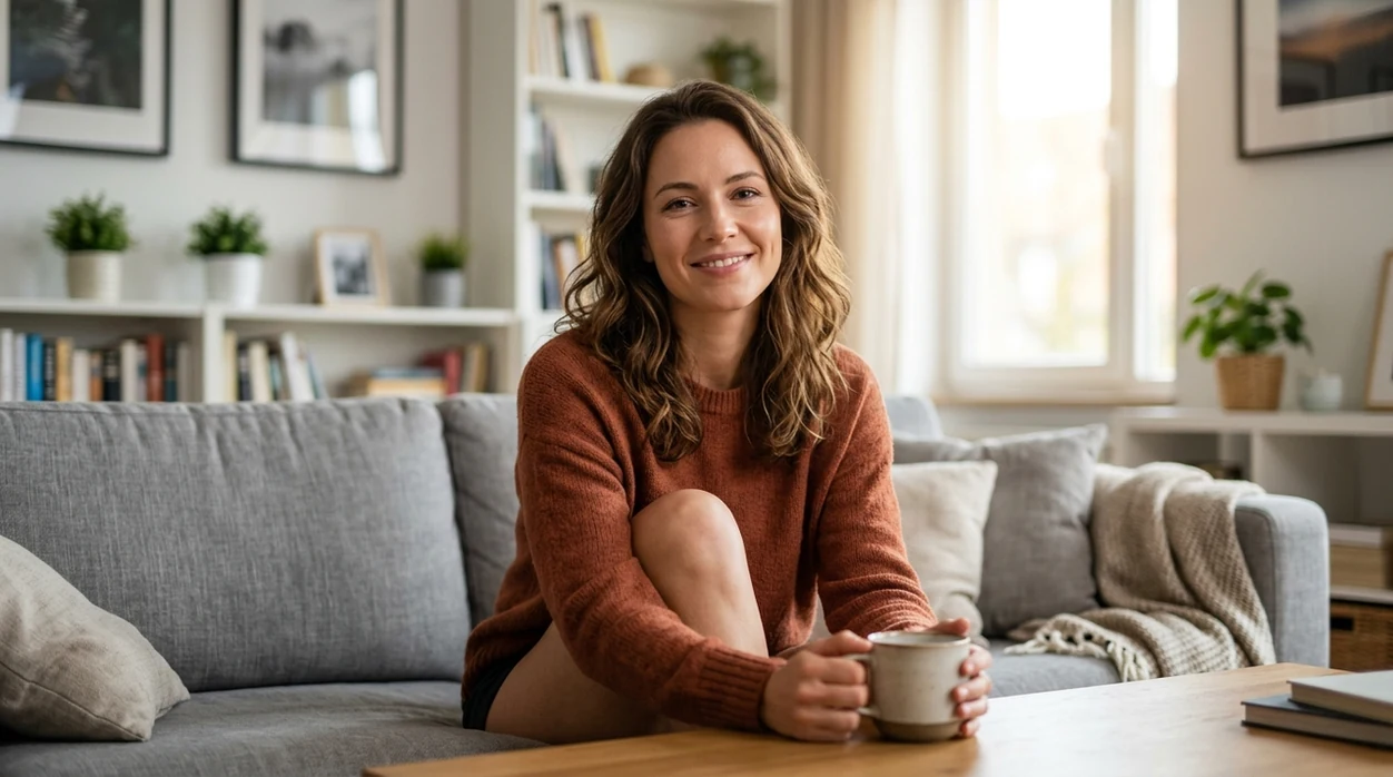 fix dark photo with ai showing bright natural portrait outcome