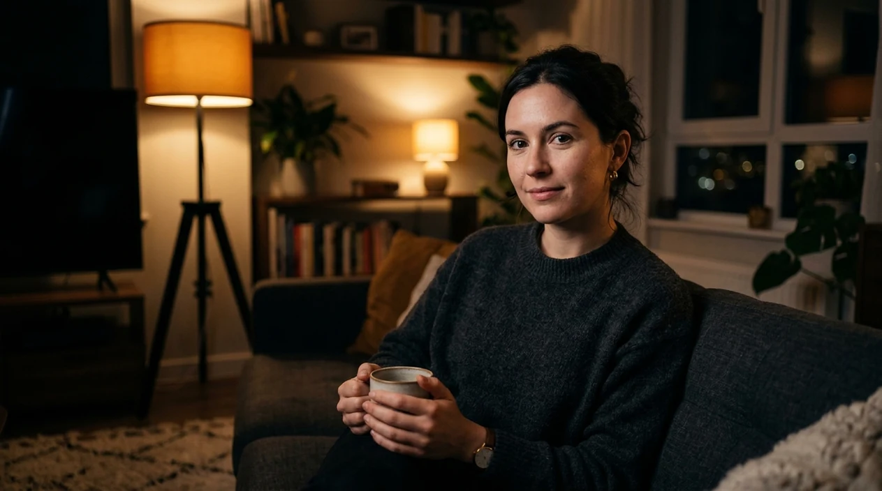 fix noisy grainy photo result with cleaner low-light portrait detail