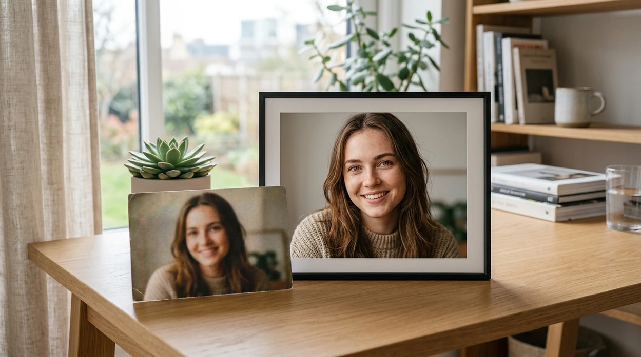 how to enhance photo quality with a sharp natural portrait result