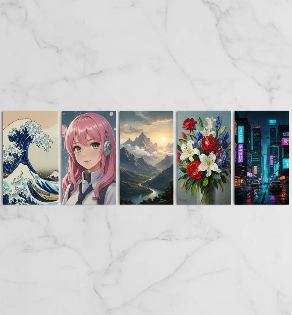 浮世絵風やアニメ風などの作例一覧