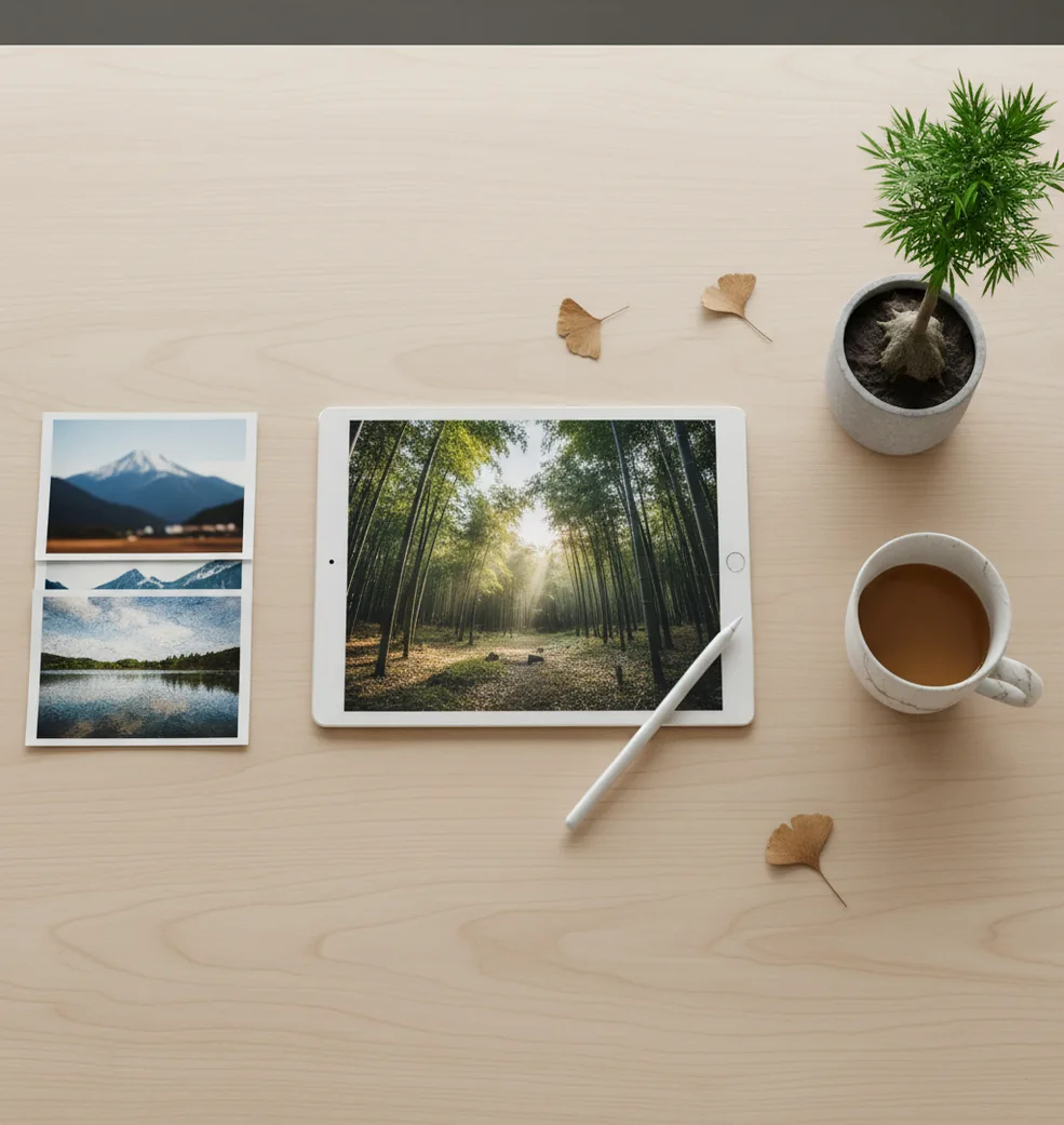 写真アップスケールの作業フロー