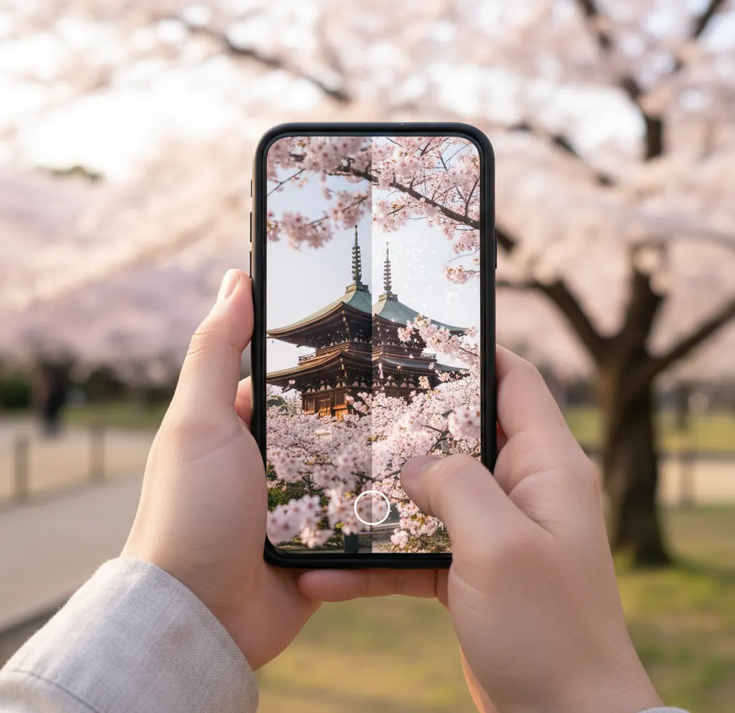 スマホでAI写真を高画質化する操作