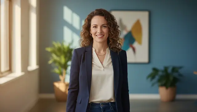 LinkedIn headshot generator AI creating corporate profile picture for free