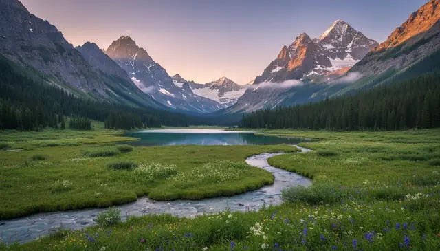 Remove text from image producing a clean landscape photo without text overlays