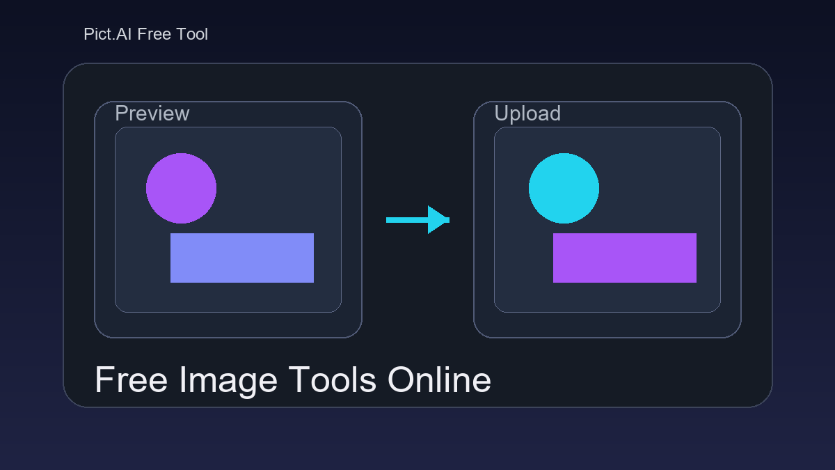 Pict.AI free image tools directory with converters and editors