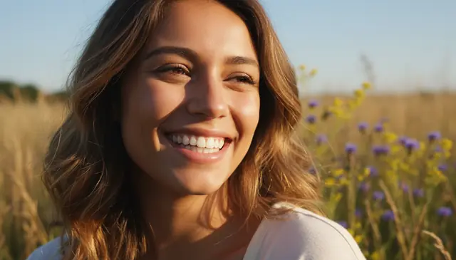 Whiten teeth in photo producing natural-looking result with AI smile enhancement