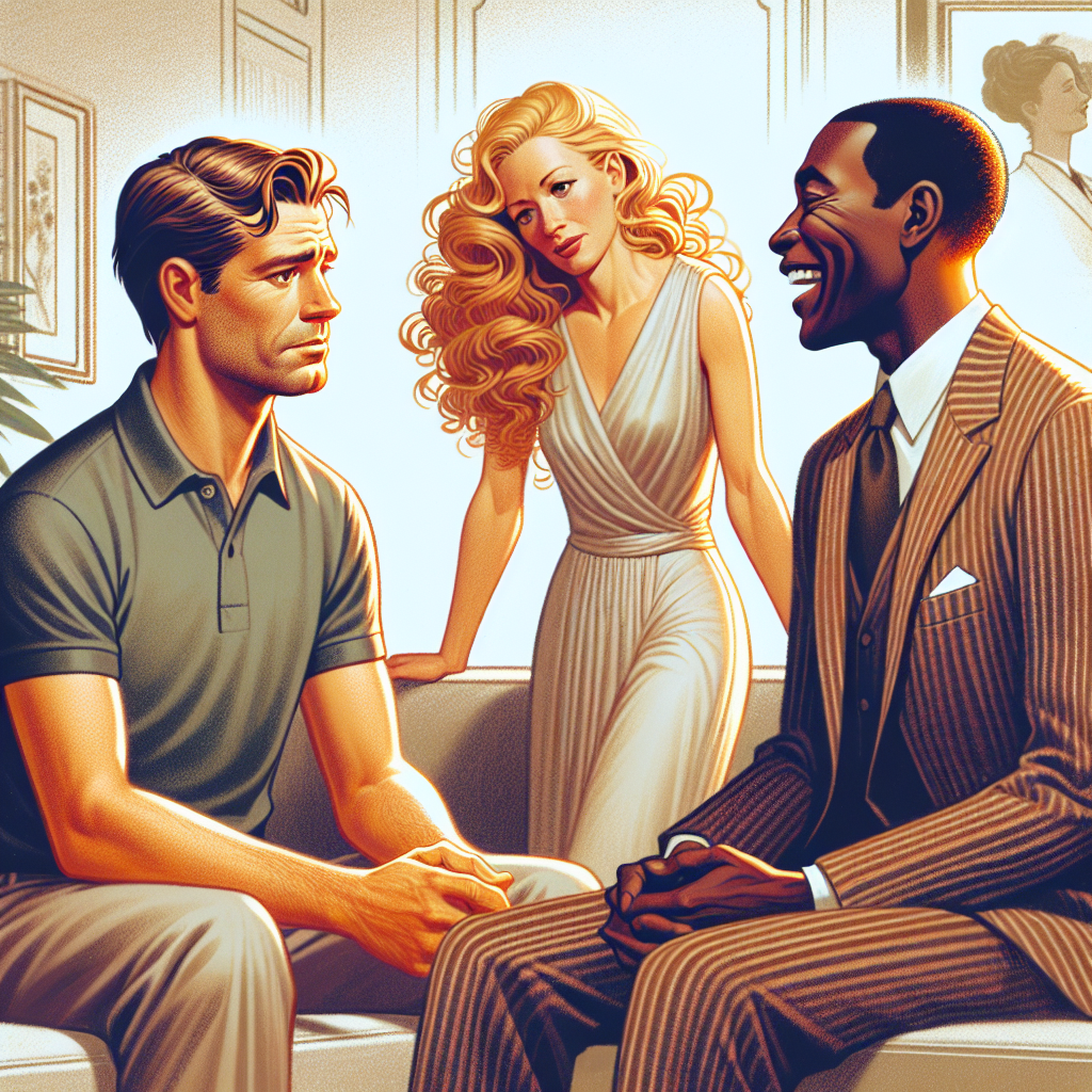 AI Art Generator - Free AI Image Generator & Wallpaper — White Cuckold man,  White Woman, Black man