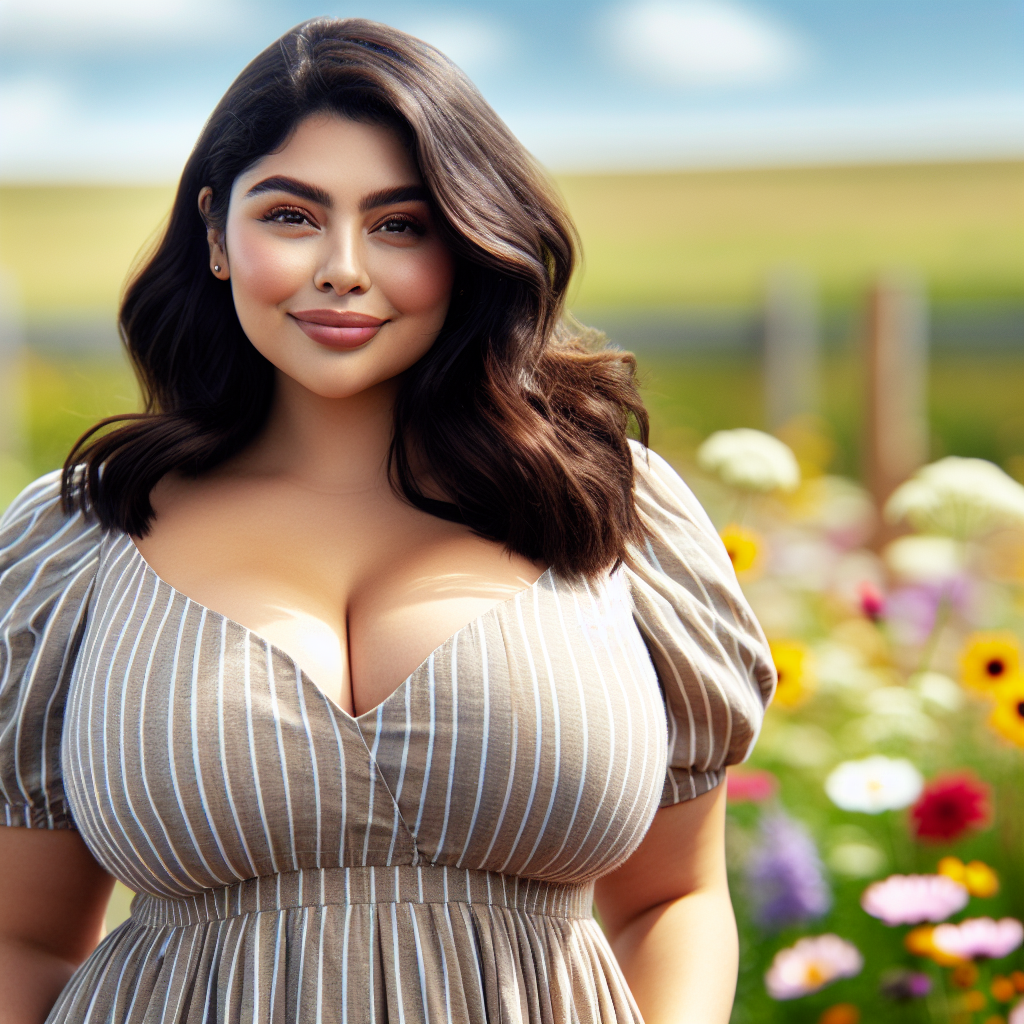 AI Art Generator - Free AI Image Generator & Wallpaper — Girl with big boobs